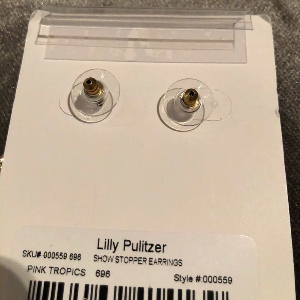 Lilly Pulitzer “SHOWSTOPPER” earrings - Picture 3 of 3